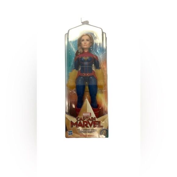 CAPTAIN MARVEL 11"action finger Doll with Accessories marvel avengers Hasbro - Picture 10 of 11